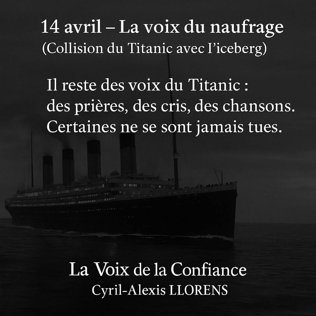14 Avril - La Voix du Naufrage
